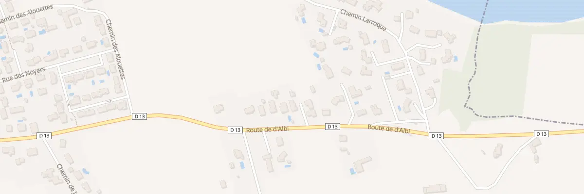 Plan du 24 Rte d’Albi à Terssac