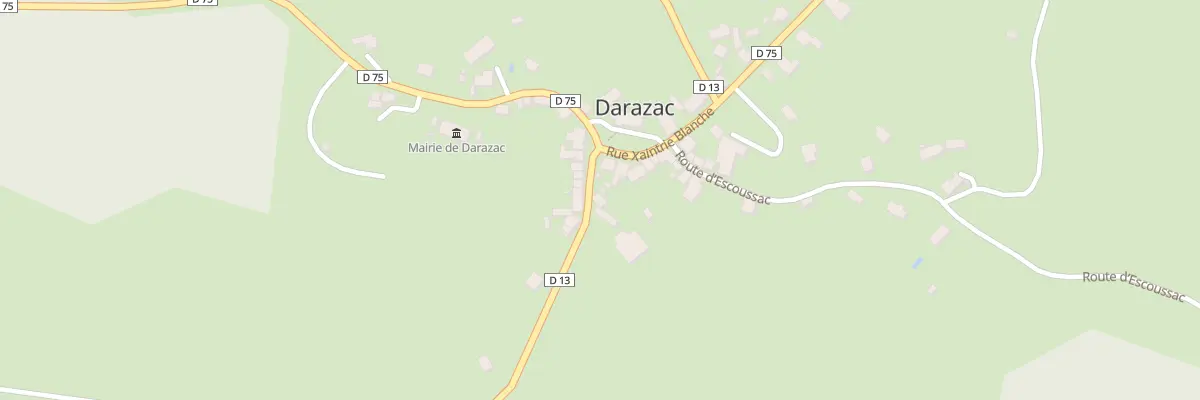 Plan du 3 Rte de Saint Privat à Darazac