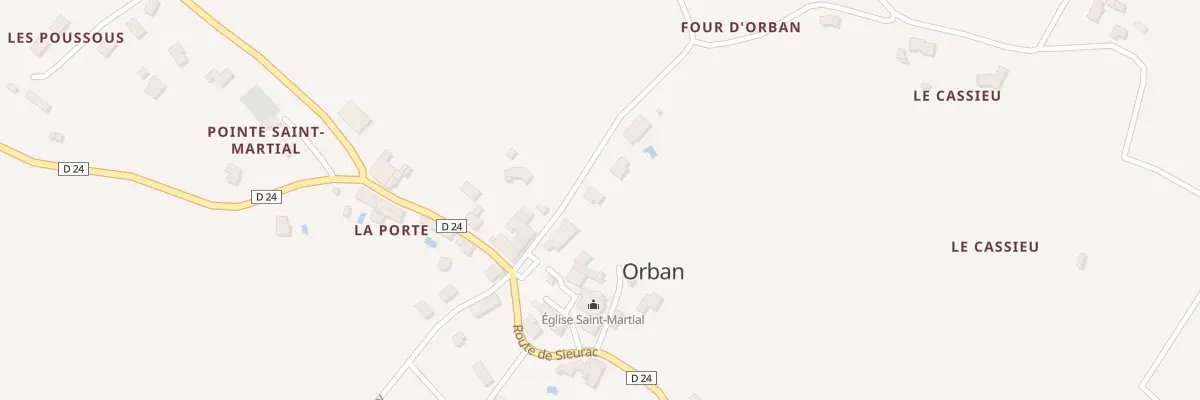 Plan du 5062 Orban à Orban