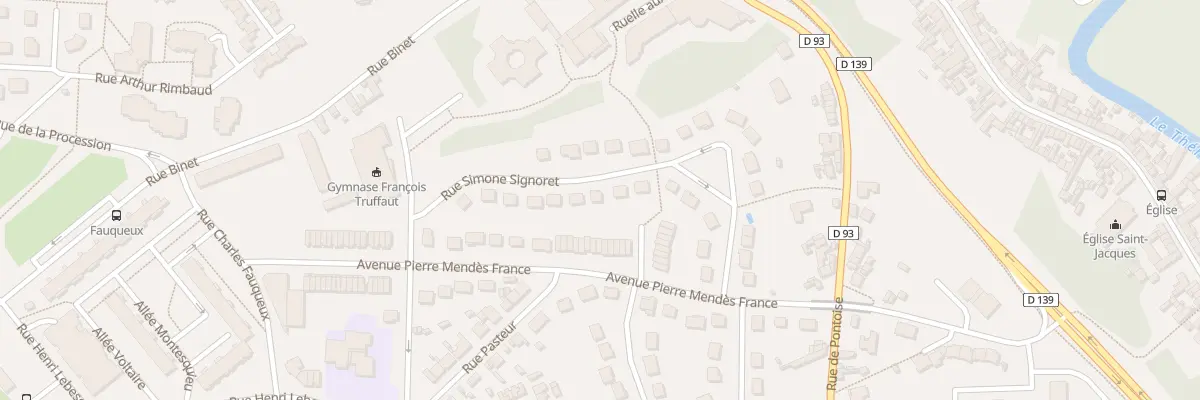 Plan du 15 Rue Simone Signoret à Beauvais