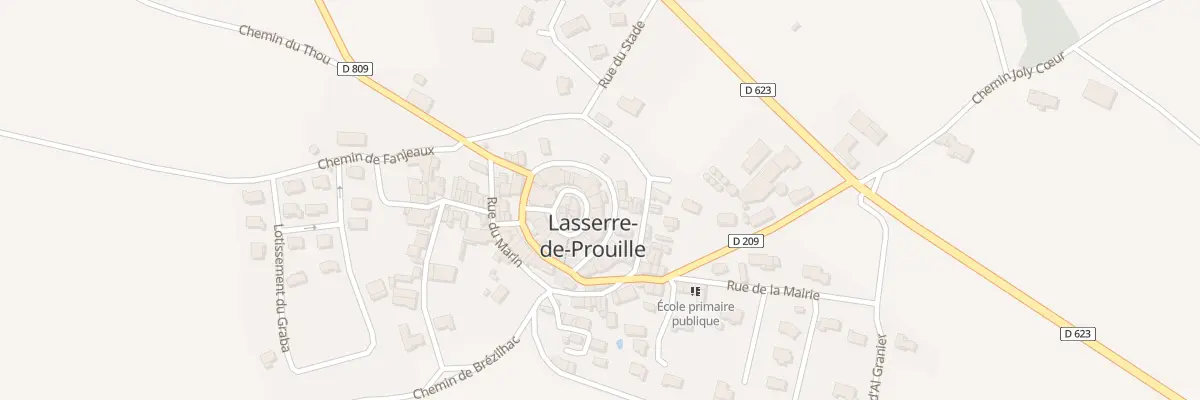 Plan du 26B Le Village à Lasserre-de-Prouille