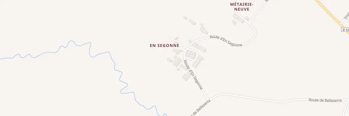 Plan du 6 Rte d’En Segonne à Lagardiolle
