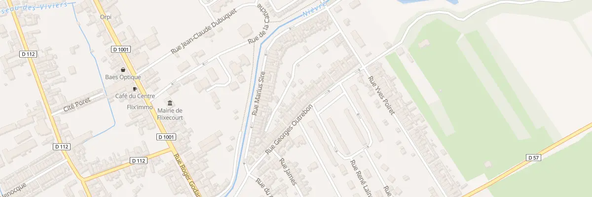 Plan du 44 Rue Georges Outrebon à Flixecourt