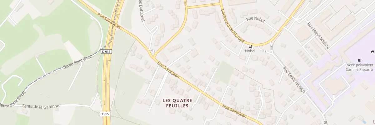 Plan du 152B Rue Saint Jean à Pontoise
