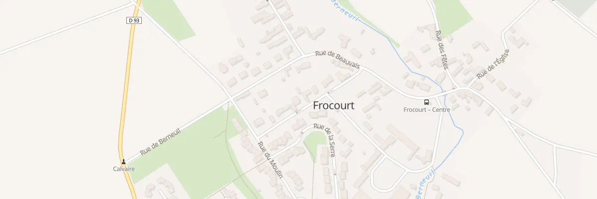 Plan du 7 Rue du Château à Frocourt
