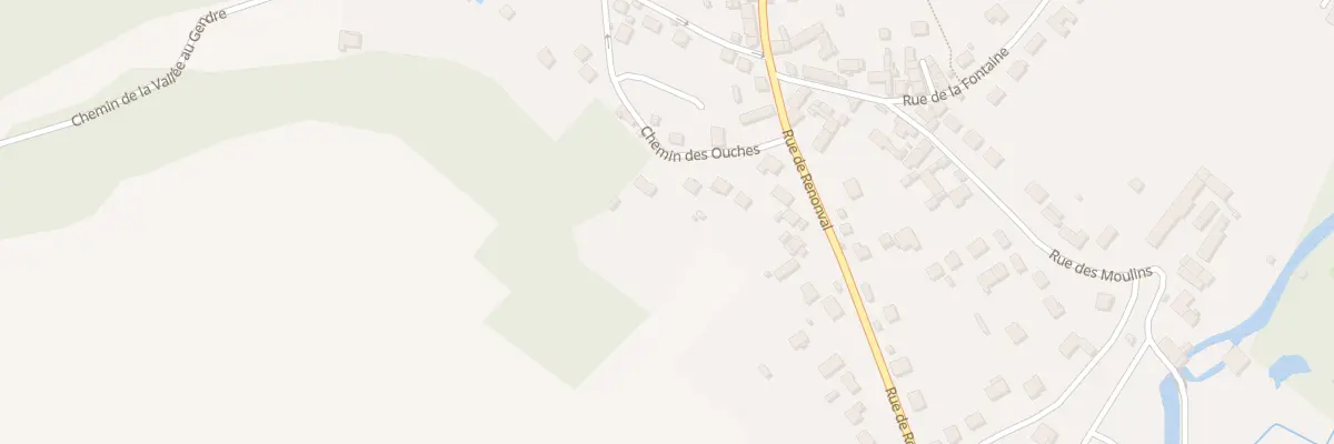Plan du 5 Che des Ouches au Mérévillois