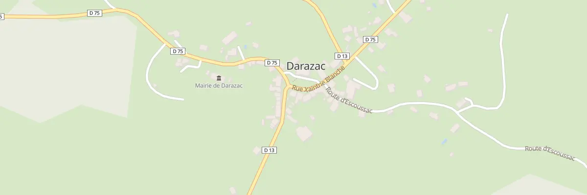 Plan du 1 Rte de Saint Privat à Darazac