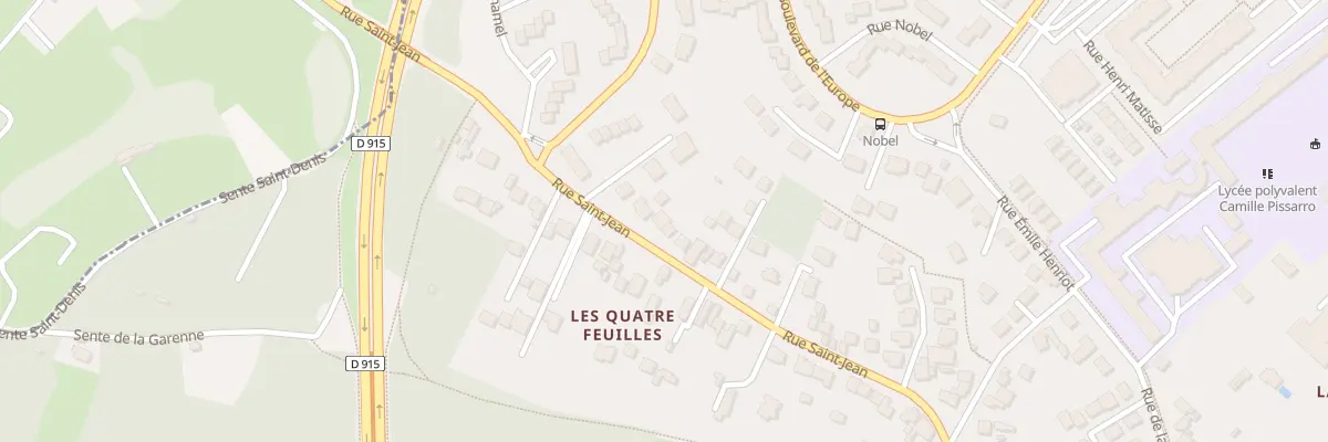 Plan du 150 Rue Saint Jean à Pontoise