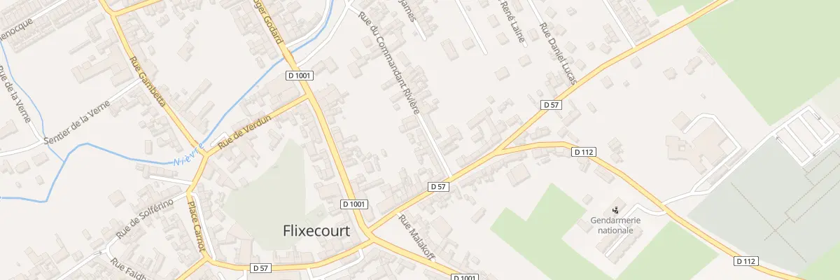Plan du 5 Rue du Cdt Riviere à Flixecourt