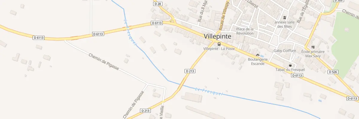 Plan du 2 Rte du Villasavary à Villepinte