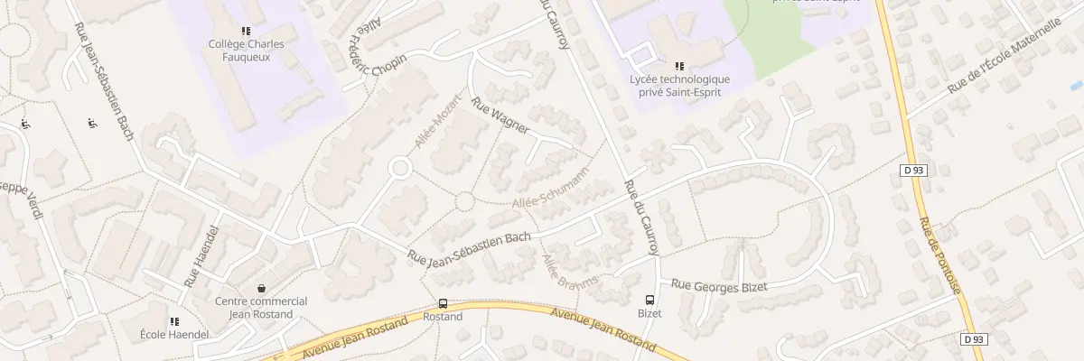 Plan du 14 Rue Wagner à Beauvais