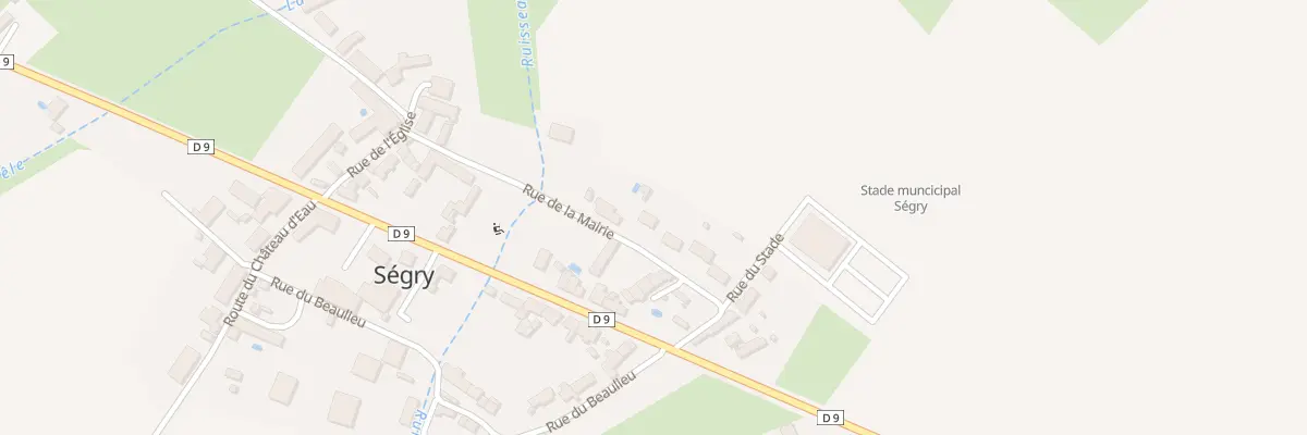 Plan du 7 Rue de la Mairie à Ségry