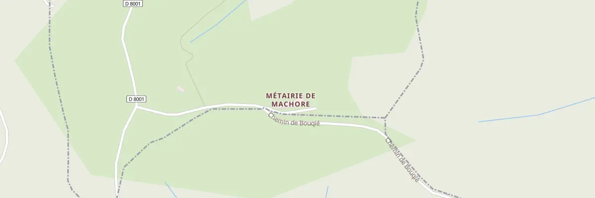 Plan du 27 Metairie de Machore à Saint-Benoît