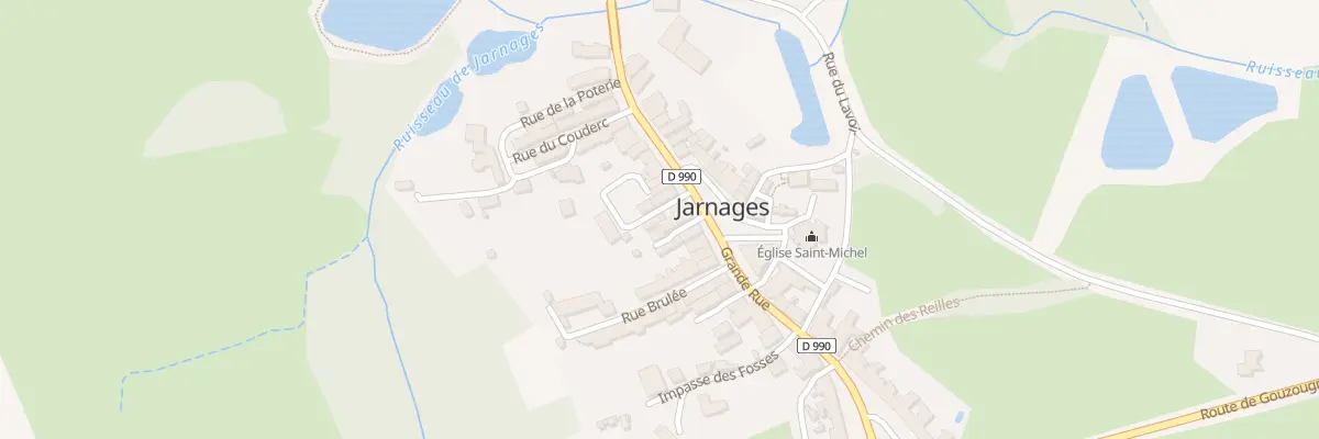 Plan du 1 Imp de l’Ancienne Gendarmerie à Jarnages