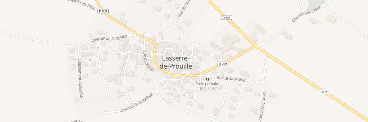 Plan du 5000F Rue La Mare à Lasserre-de-Prouille