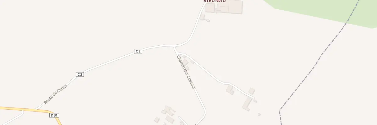 Plan du 5155 Les Viguiers à Rouffiac