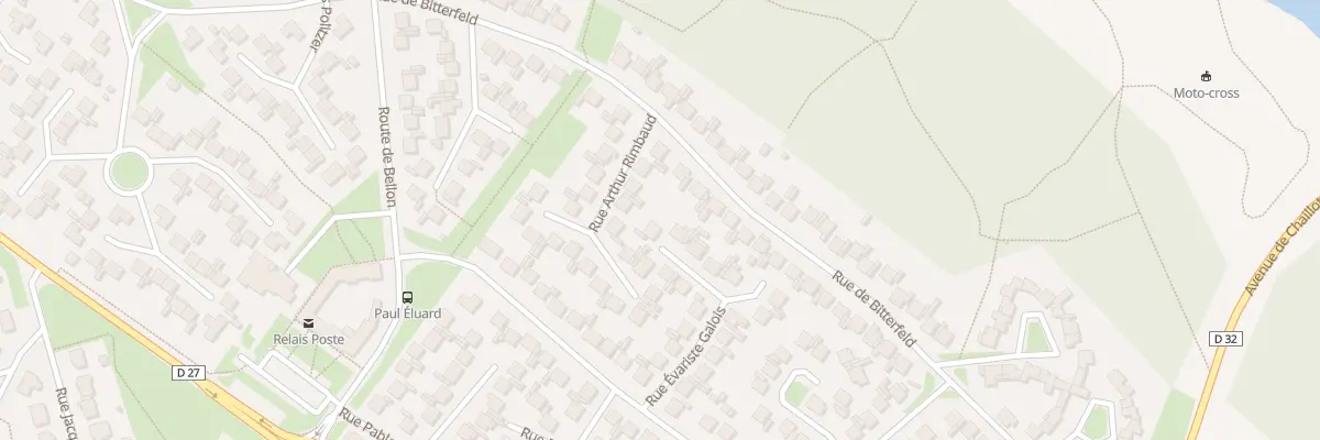 Plan du 15 Rue Evariste Galois à Vierzon