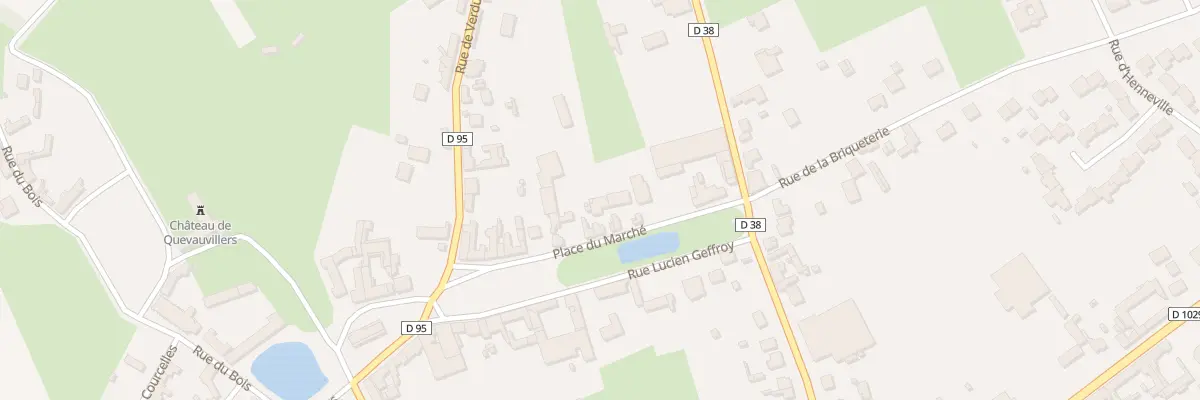 Plan du 17 Pl du Marché à Quevauvillers