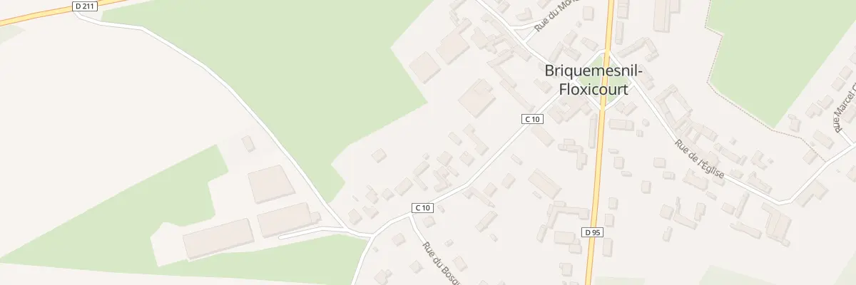 Plan du 10 Rue du Vieux Moulin à Briquemesnil-Floxicourt