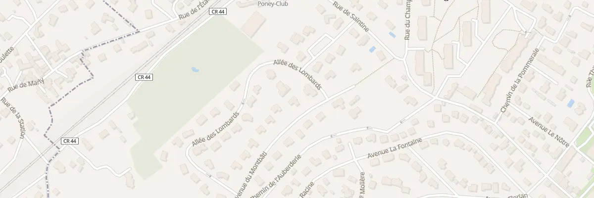 Plan du 9 Av du Montbati à Marly-le-Roi