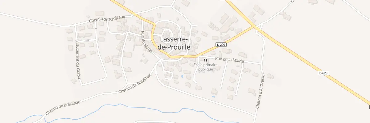Plan du 12 Rue Notre Dame à Lasserre-de-Prouille