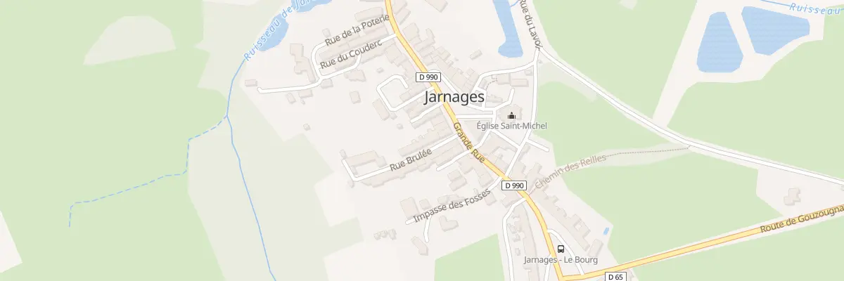 Plan du 8 Rue Brulée à Jarnages