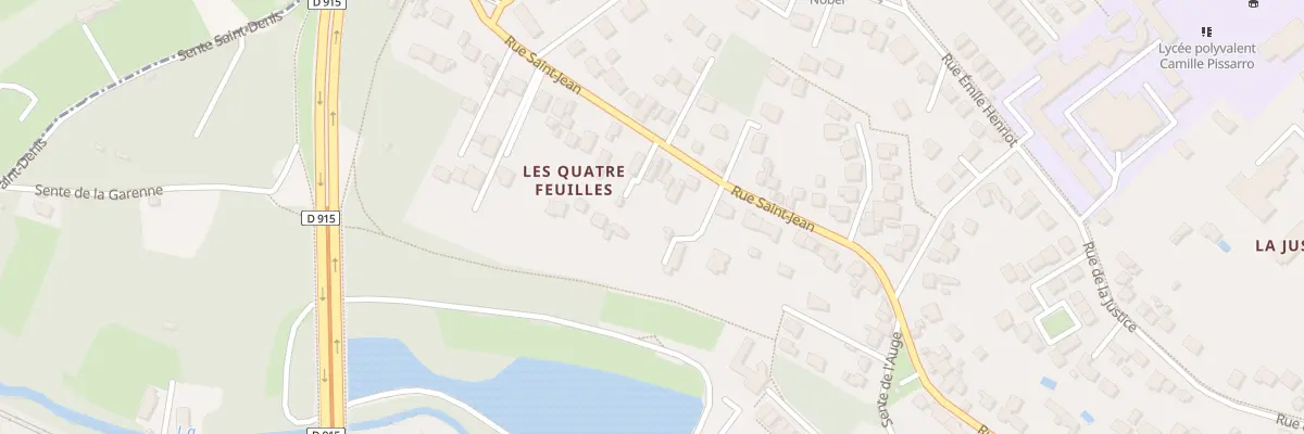 Plan du 113 Rue Saint Jean à Pontoise