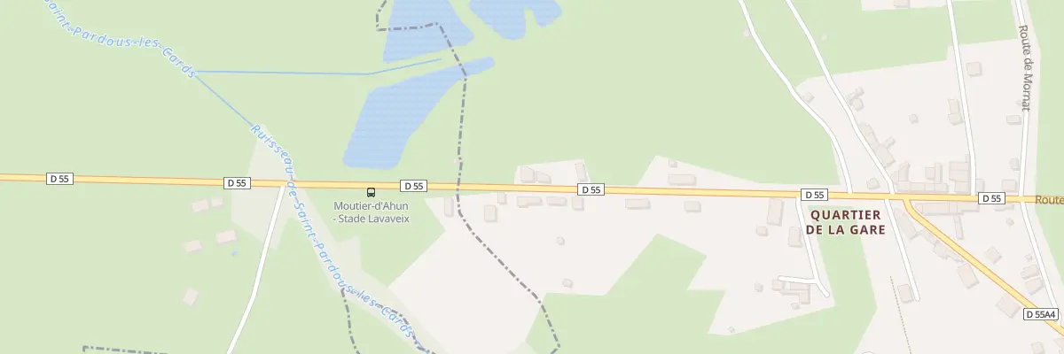 Plan du 4 Rue du Stade à Lavaveix-les-Mines