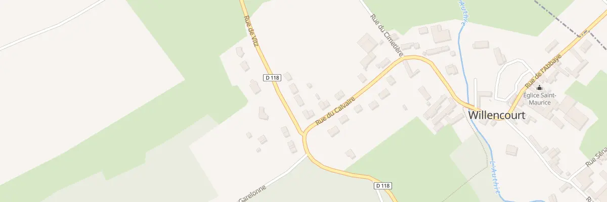 Plan du 2 Rue de Vitz à Willencourt