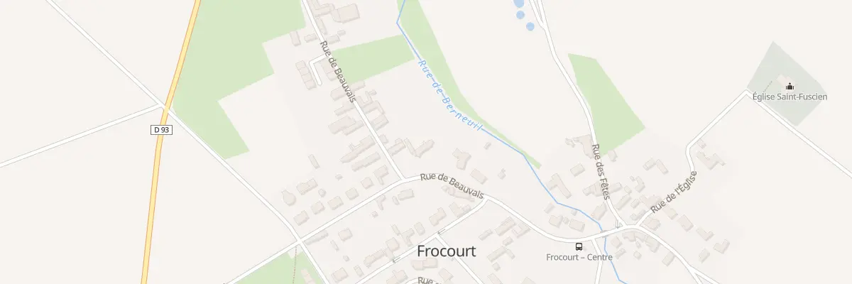 Plan du 15 Rue de Beauvais à Frocourt