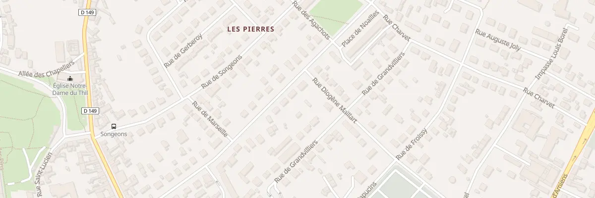 Plan du 26 Av de Picardie à Beauvais