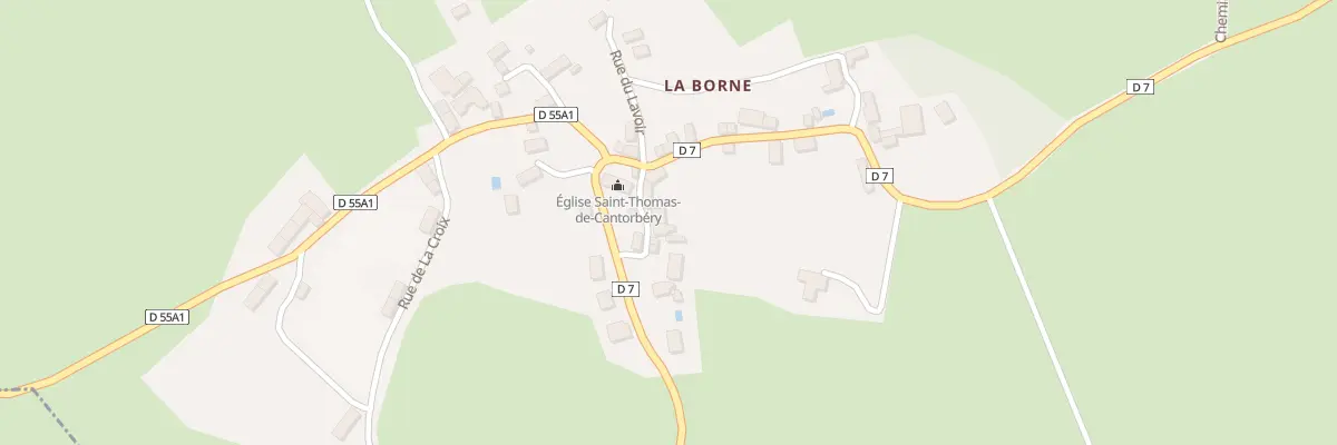 Plan du 5144 La Borne à Blessac