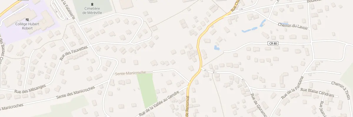 Plan du 28 Rue de Renonval au Mérévillois