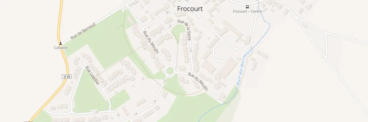Plan du 20 Rue de la Serre à Frocourt