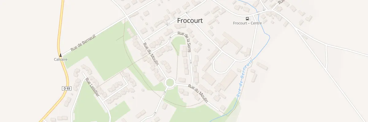 Plan du 16 Rue de la Serre à Frocourt