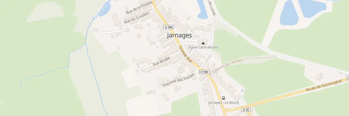 Plan du 1 Rue Brulée à Jarnages
