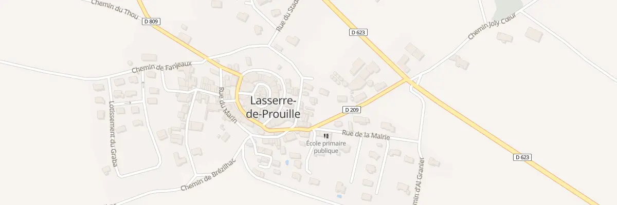 Plan du 76 Rue de la Montagne Noire à Lasserre-de-Prouille