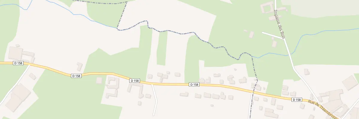 Plan du 83 Rue du Loquin à Thiembronne