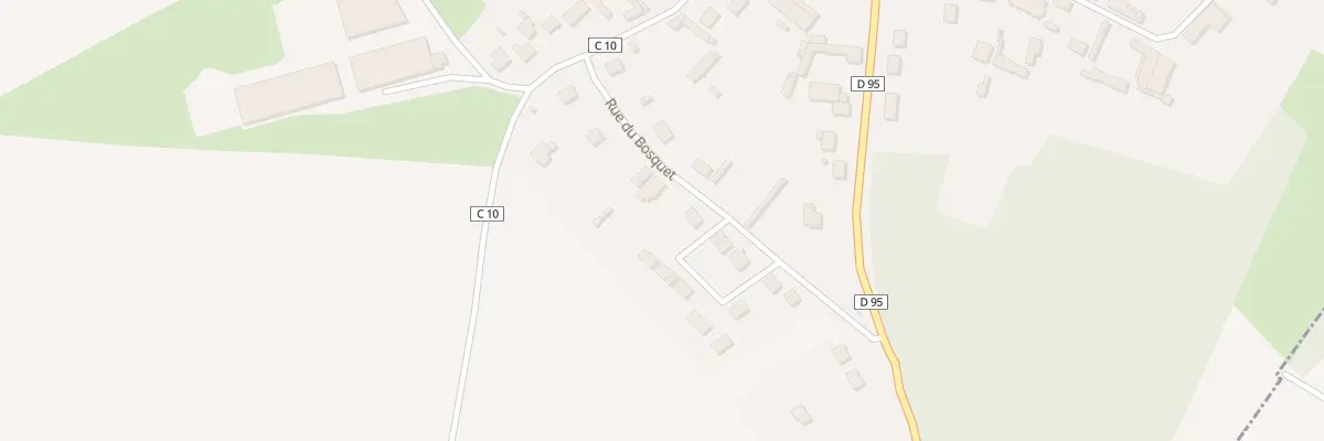 Plan du 6 Rue du Bosquet à Briquemesnil-Floxicourt