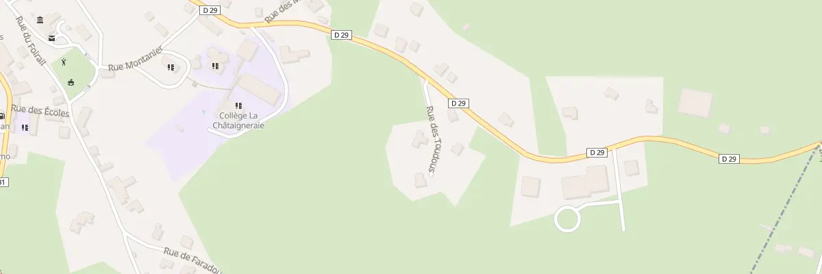 Plan du 5237F Rue des Toudous à Latronquière