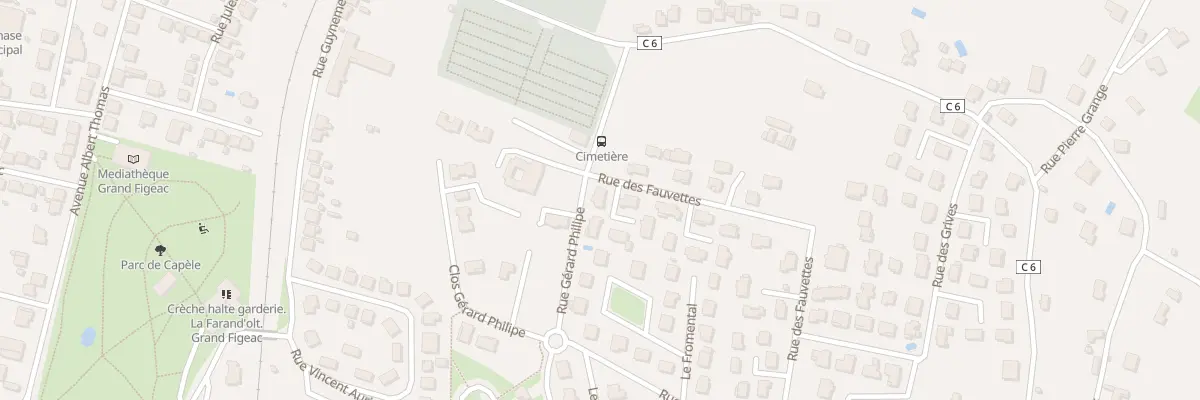 Plan du 2 Rue des Fauvettes à Capdenac-Gare