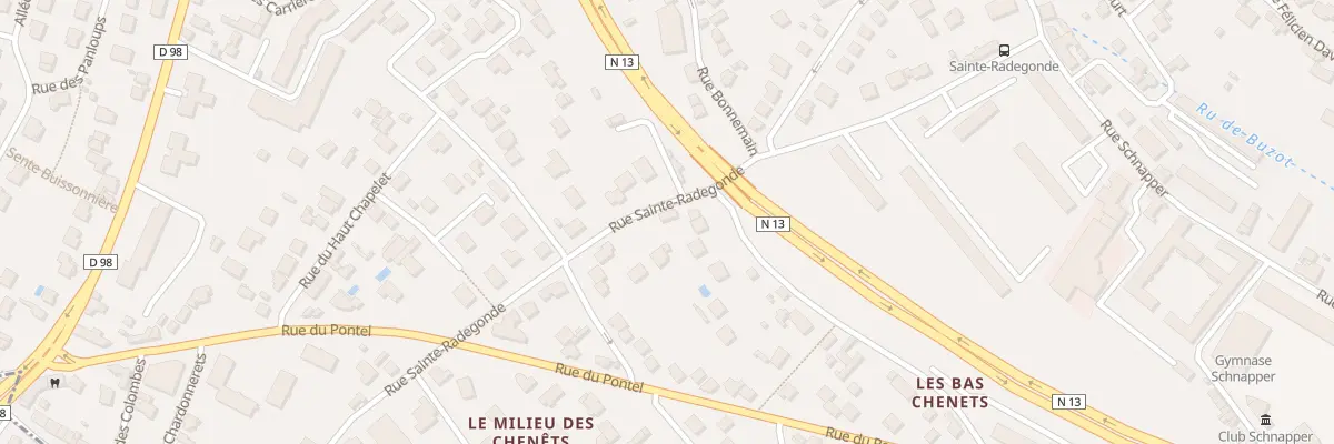 Plan du 7 Rue Sainte Radegonde à Saint-Germain-en-Laye