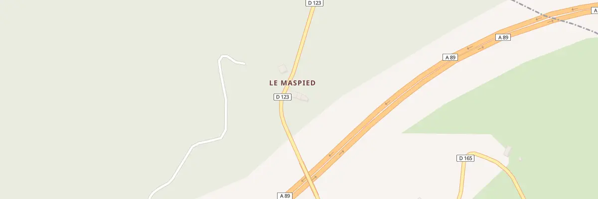 Plan du 5052 Le Maspied à Soudeilles