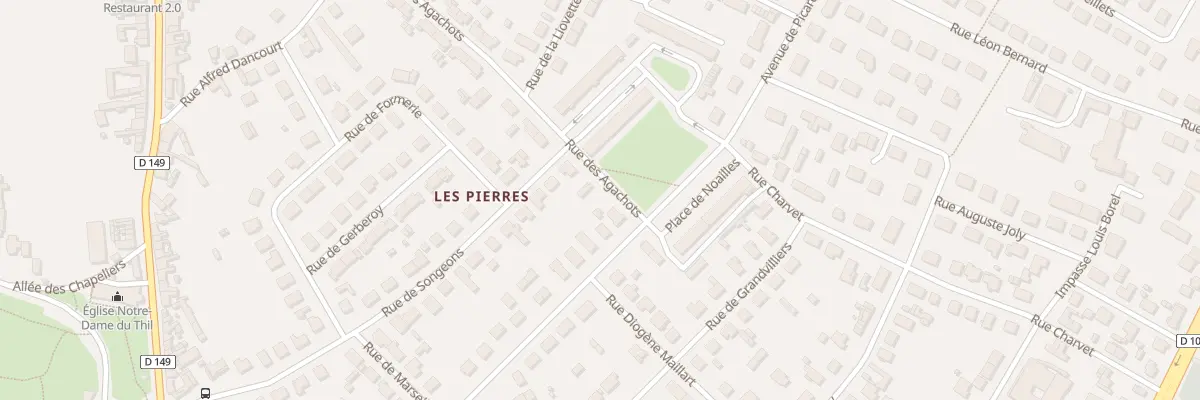 Plan du 1B Rue des Agachots à Beauvais