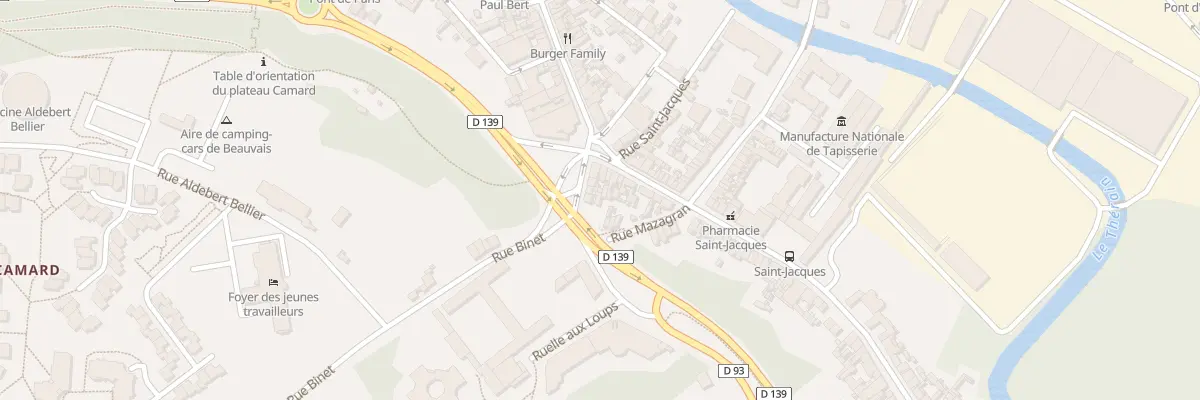 Plan du 9 Rue de Pontoise à Beauvais
