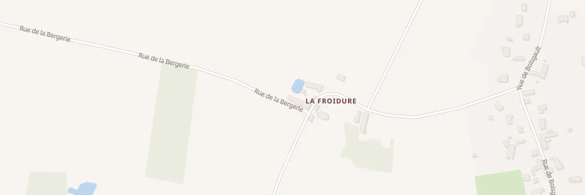 Plan du 5028 La Froidure à Donnery