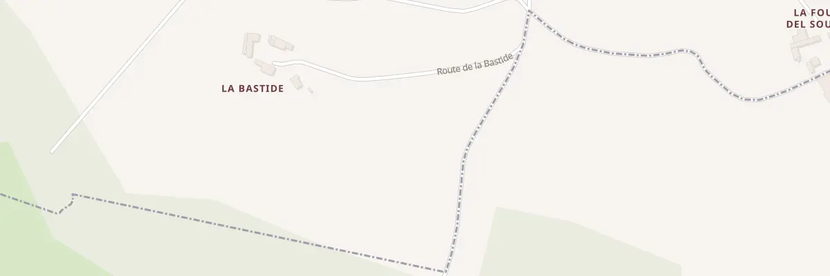 Plan du 141 Rte de la Bastide à Puycalvel