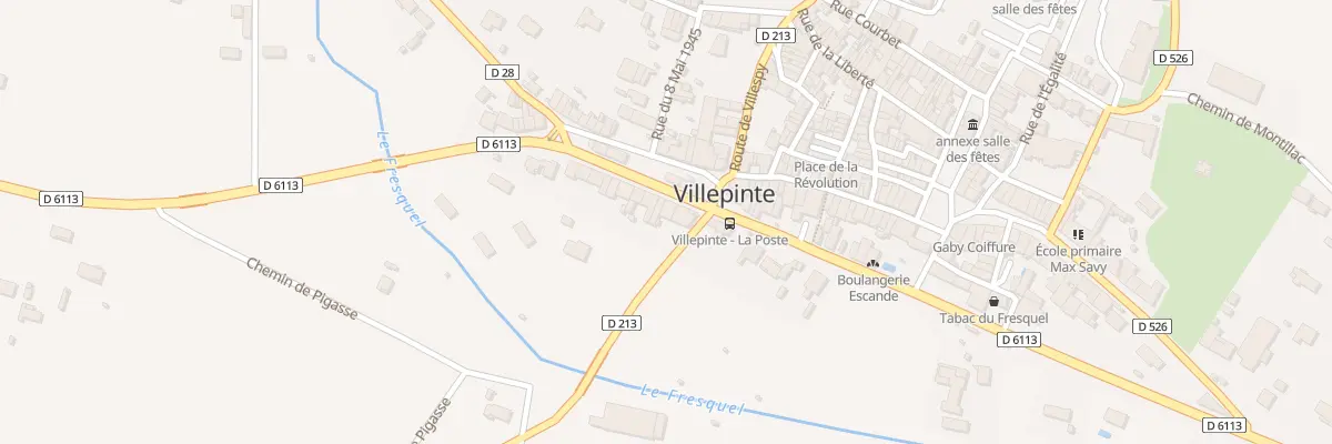Plan du 18 Rte Departementale 6113 à Villepinte