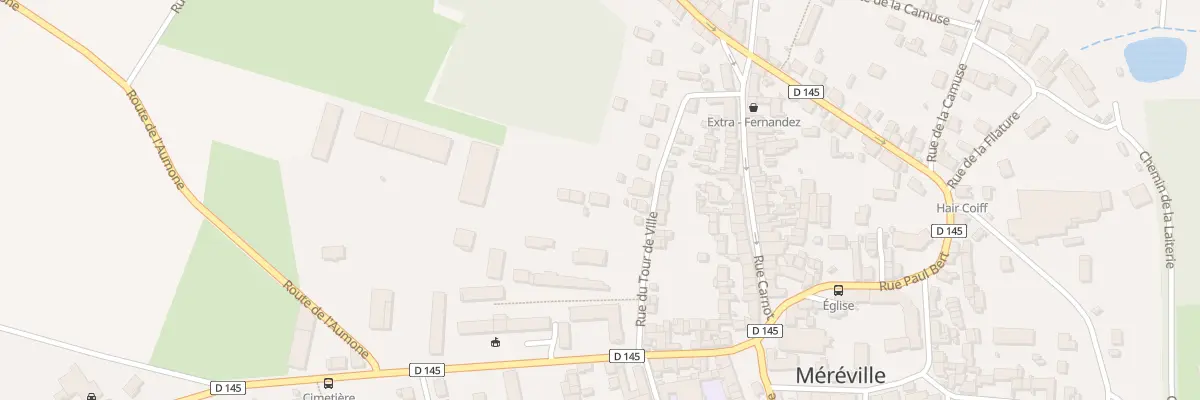 Plan du 15 Rue du Tour de Ville au Mérévillois