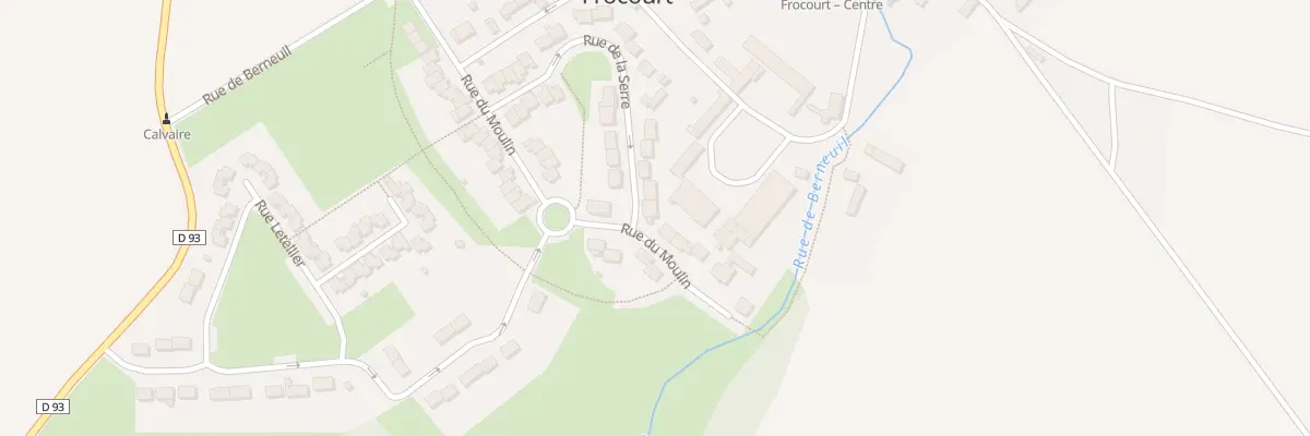Plan du 35 Rue de la Serre à Frocourt